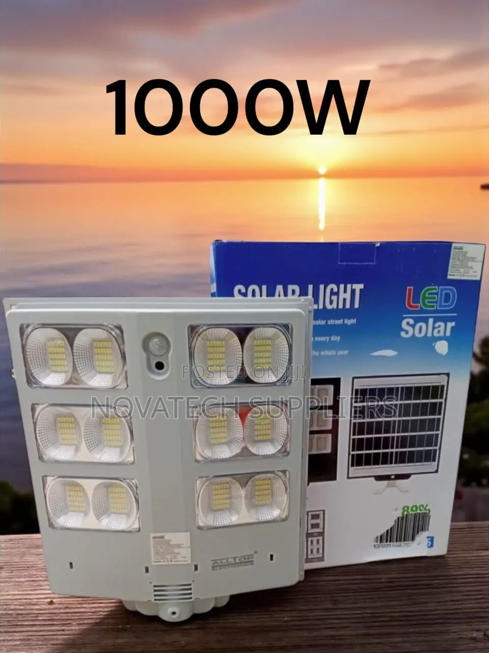 All-Top 1000w Solar Street Light – Automatic Dusk to Dawn