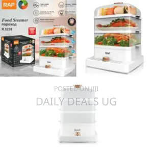 Raf Multifunctional Electric 3 Layer Food Steamer - Multicolor