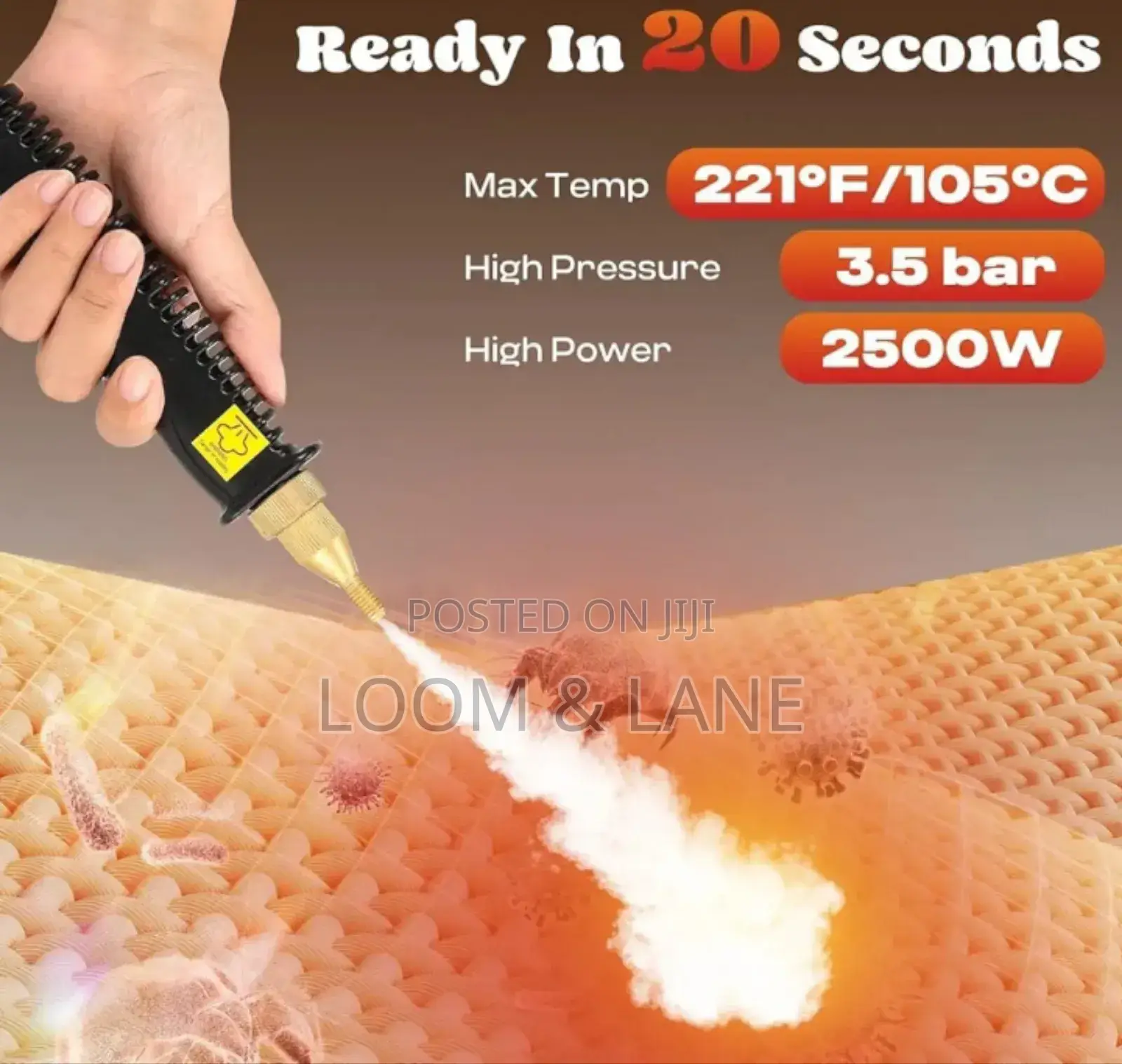 Deeprblu Handheld Steam Cleaner