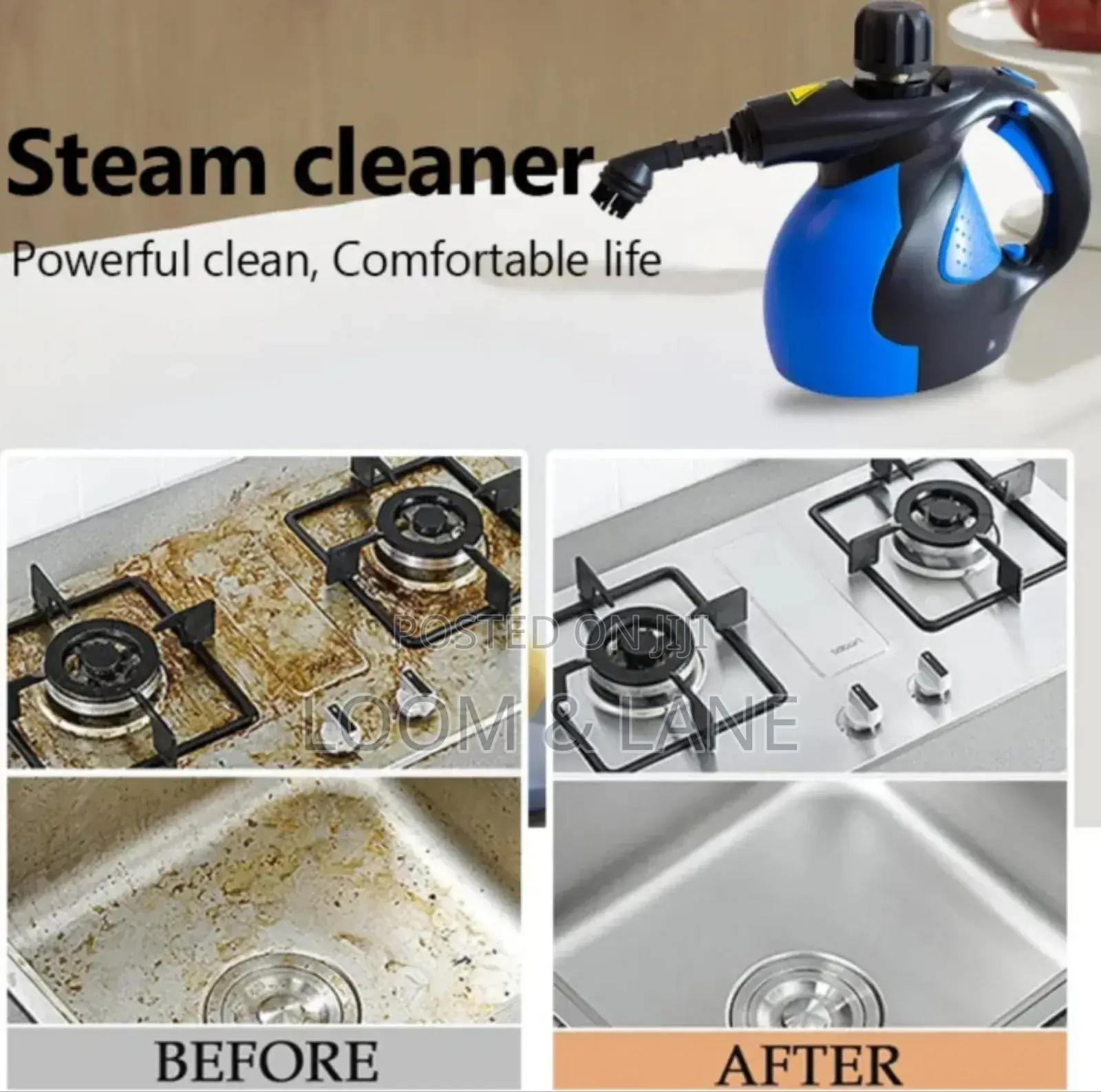 Deeprblu Handheld Steam Cleaner