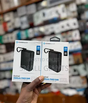 Powerology Montreal 20,000mah Power Bank 40w Pd -