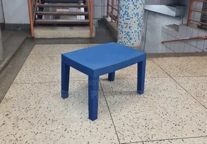 Imported Plastic Coffee Table Blue
