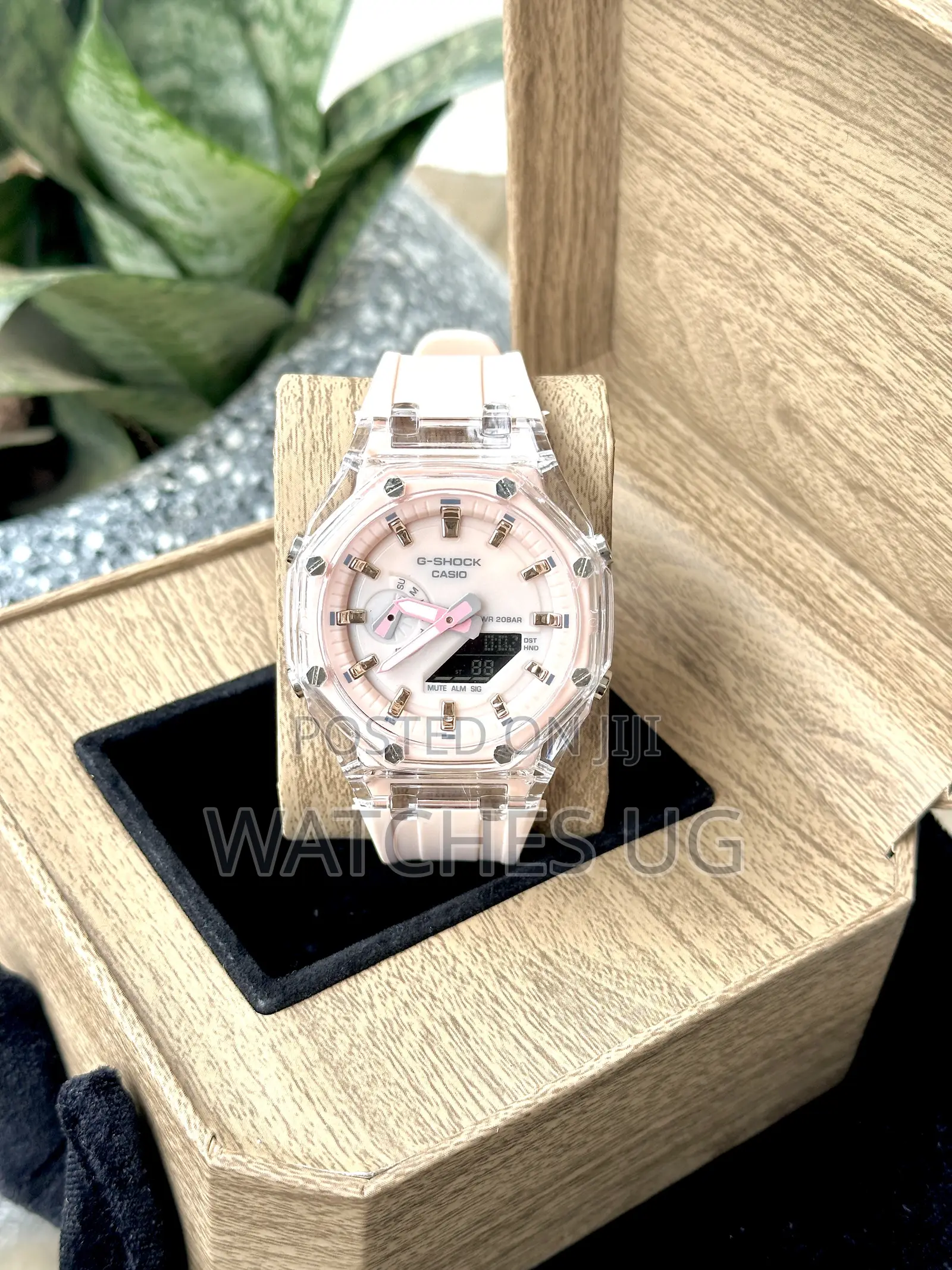 G Shock Digital and Analog Rubber Strap Watch