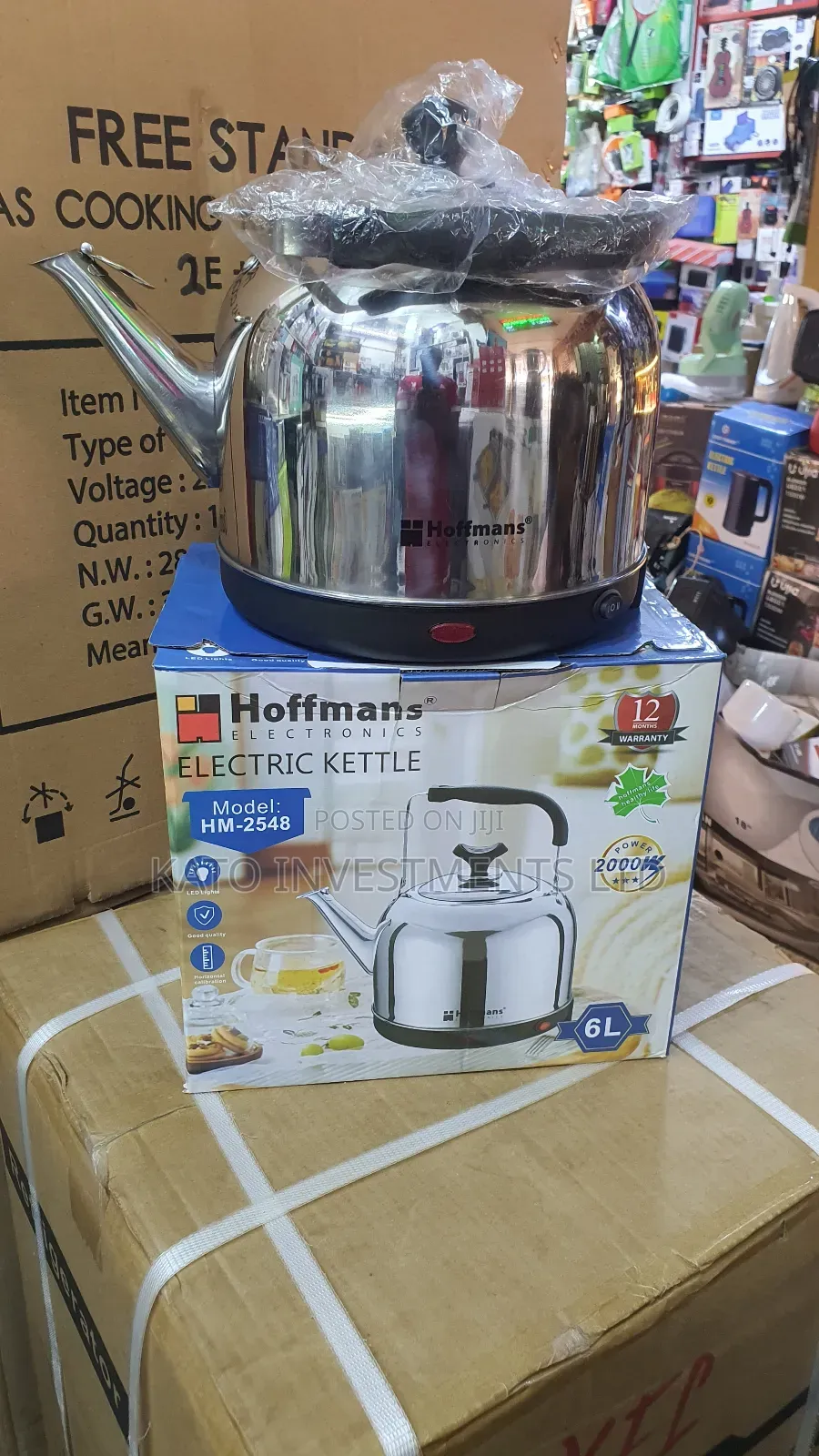 6l Hoffman Electric Kettle Hm-2548