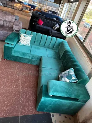 Forest Green 5 Sitter/ Soft Pillow Sofa