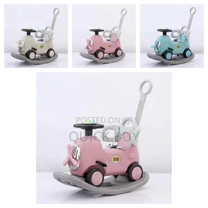 2-in-1 Baby Ride-on Toy Car And Rocker.