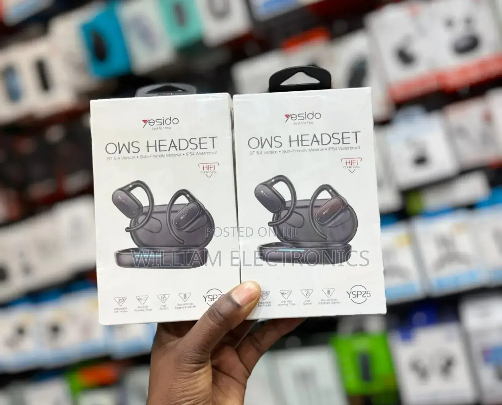 Yesido Ysp25 5.4 Bluetooth Version Adjustable Ear Hooks