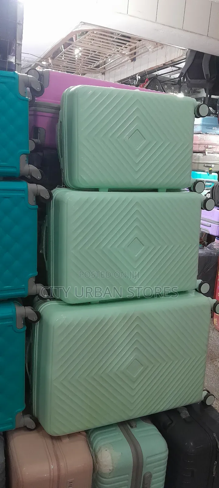 3pcs Set Light Green 4 Wheels