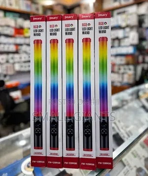 Jmary Fm 128rgb Waterproof Handheld RGB Led Video Light Wand Stick