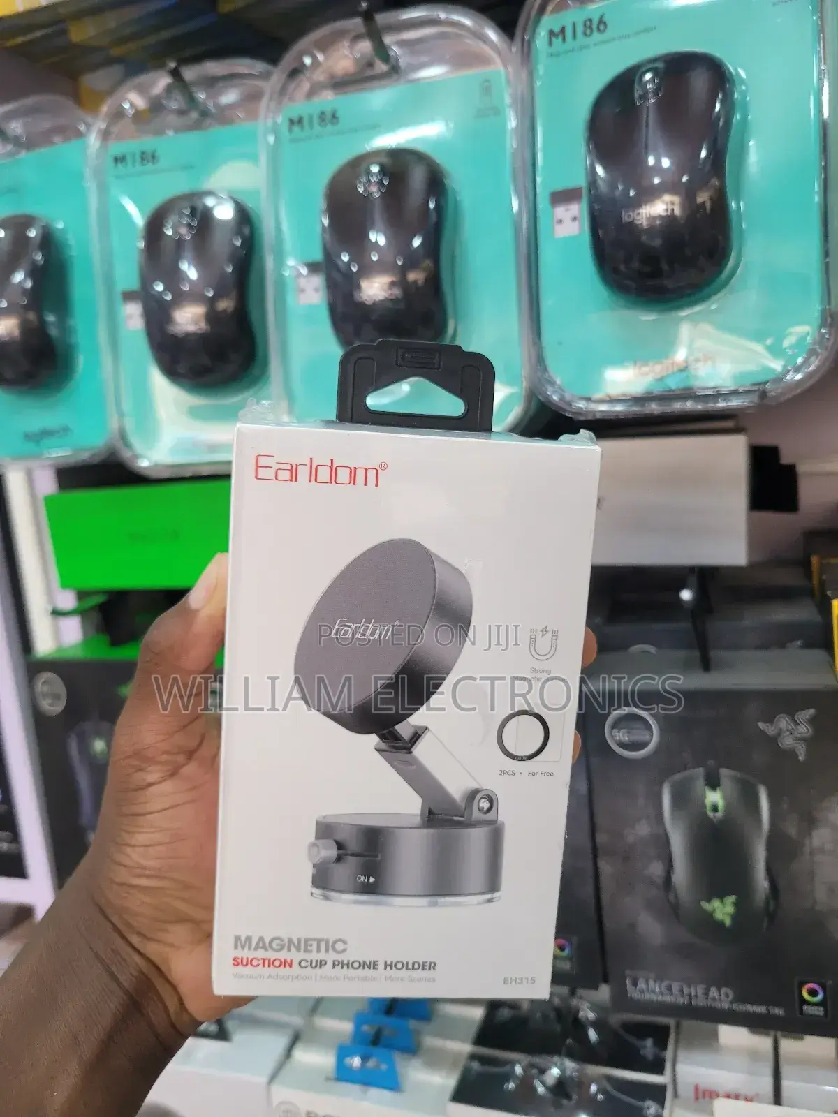 Earldom Magnetic Suction Cup Phone Holder