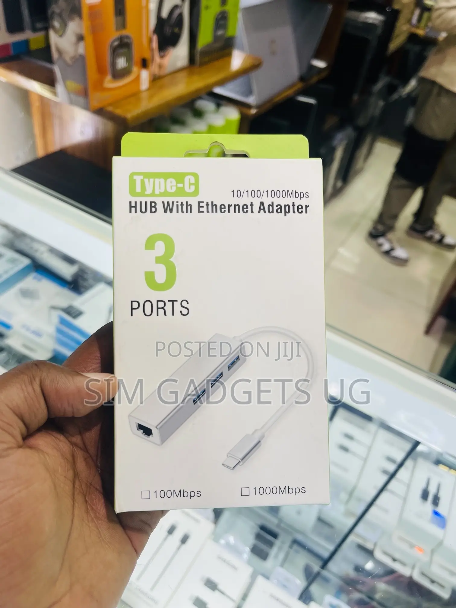 Hub With Ethernet Adapter