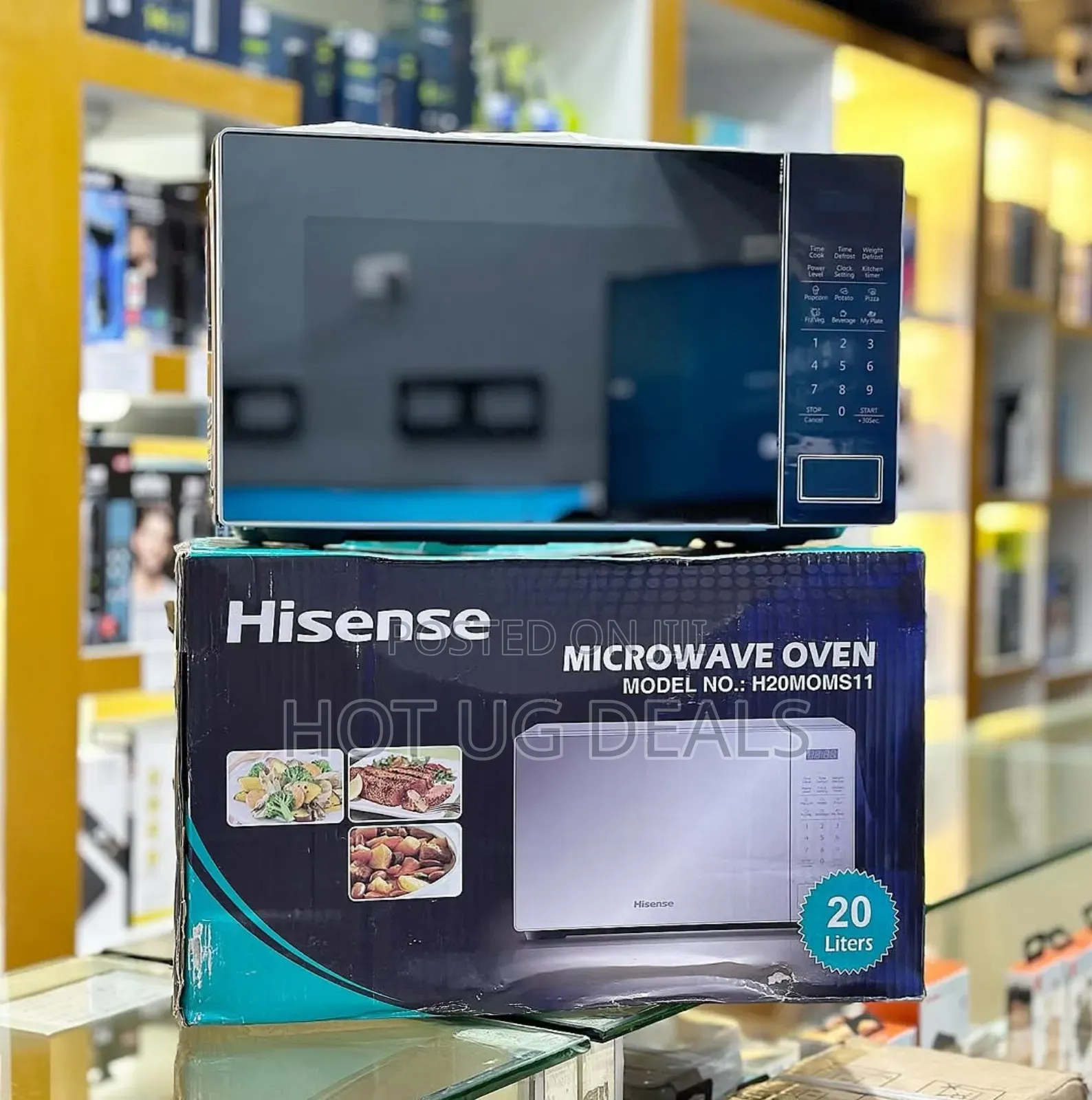 Hisense 20l Digital Microwave H20moms11-mirror Silver.