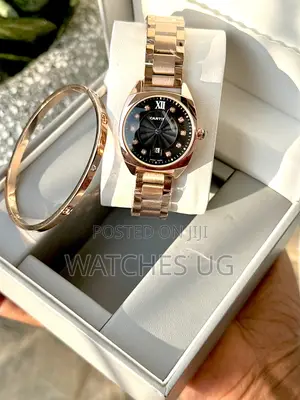 Cartier Rose Gold Metallic Watch