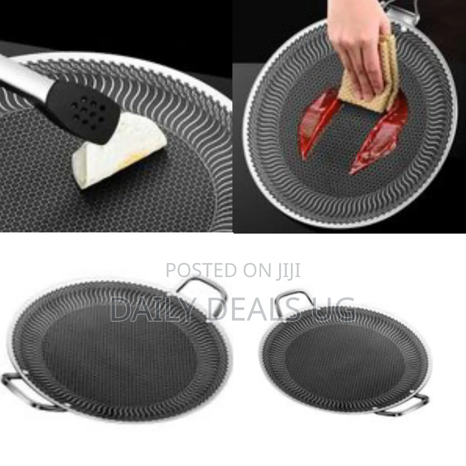 Non-Stick Honeycomb Patterned Griddle