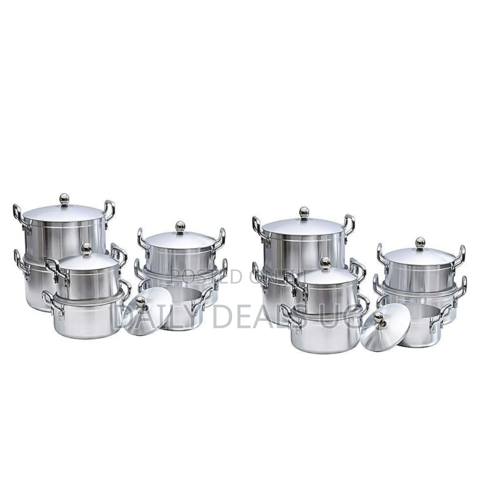 Versatile Stainless Steel (Or Aluminum) Nesting Cookware Set