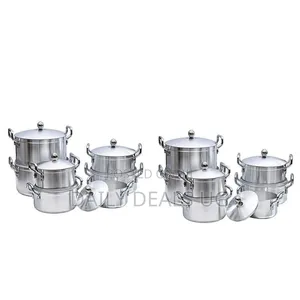 Versatile Stainless Steel (Or Aluminum) Nesting Cookware Set
