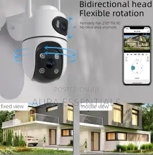 Multi-Lens View Camera, an Outdoor and Indoor Wi-Fi Smart Camera