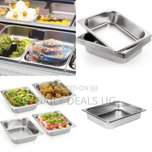 Stainless Steel Buffet Dish - Silver