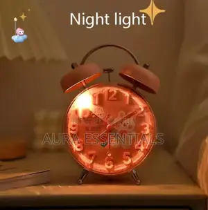 Portable Analogue Bedside Loud Alarm Clock