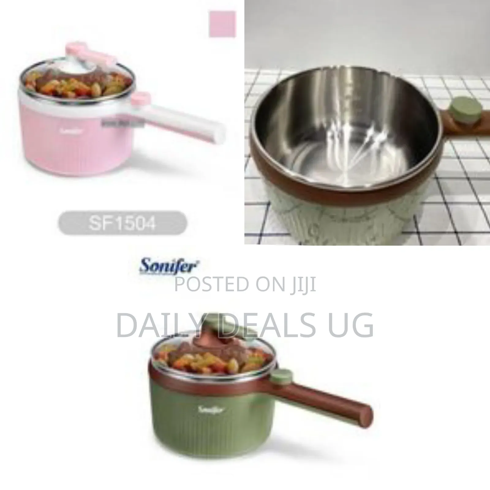Sonifer Compact Electric Multi-Cooker With Non-Stick Interior