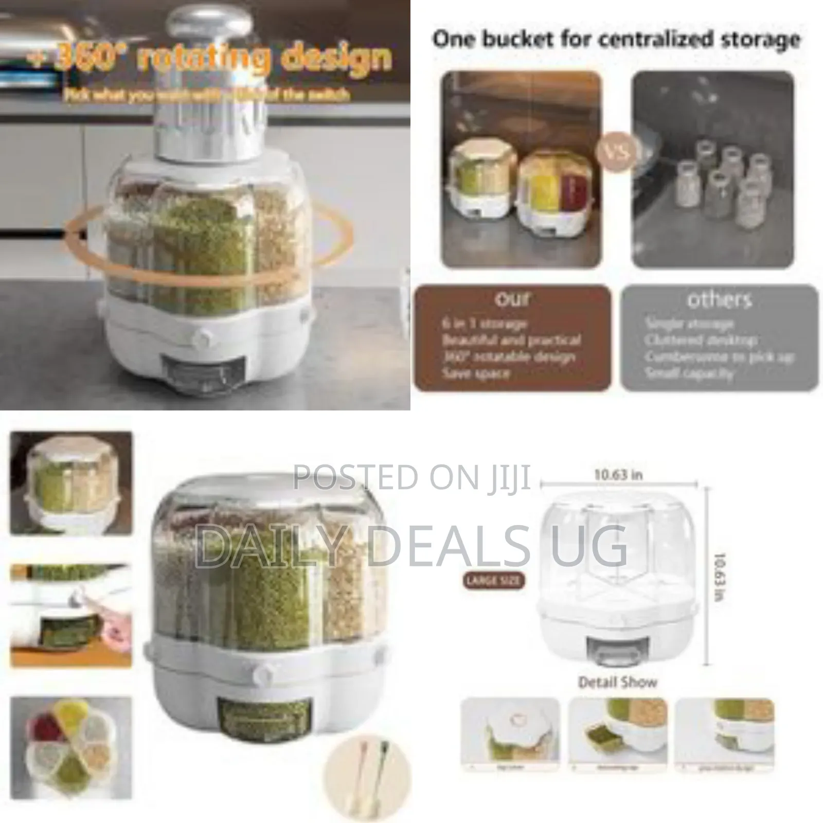 Cereal and Grain Storage Container