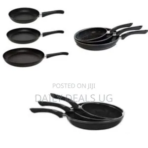 Versatile 3-Piece Non-Stick Frying Pan Set. (20/24/28cm) - Multicolor
