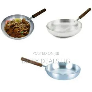 28cm Aluminum Frying Pan With Wooden Handle