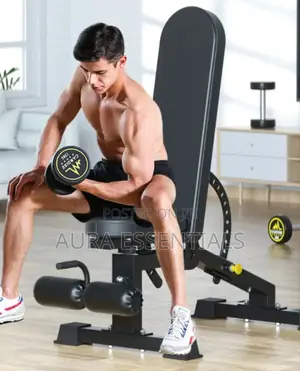 Clover Fitness T14 Pro Adjustable Weight Bench in Black