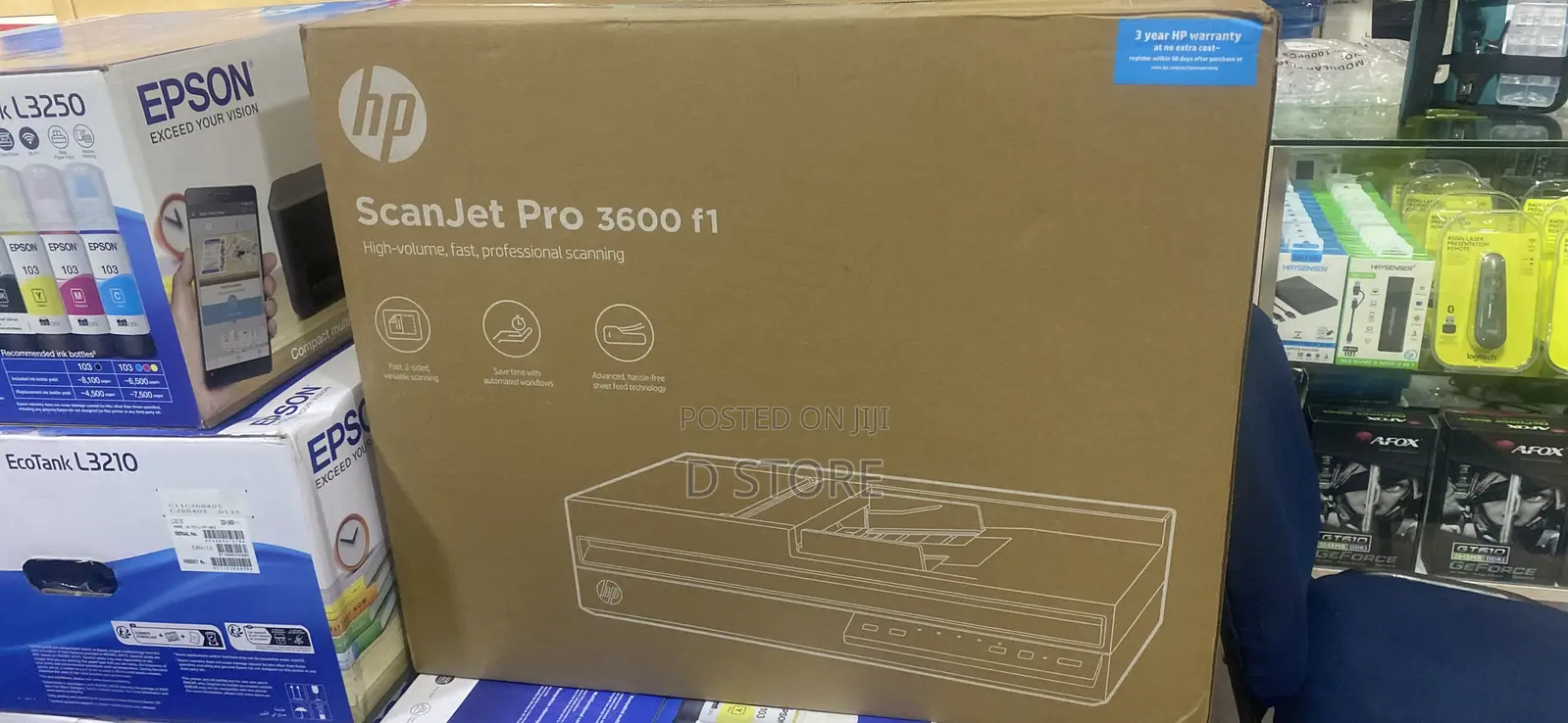 Hp Scan Jet Pro 3600 F1 Scanner