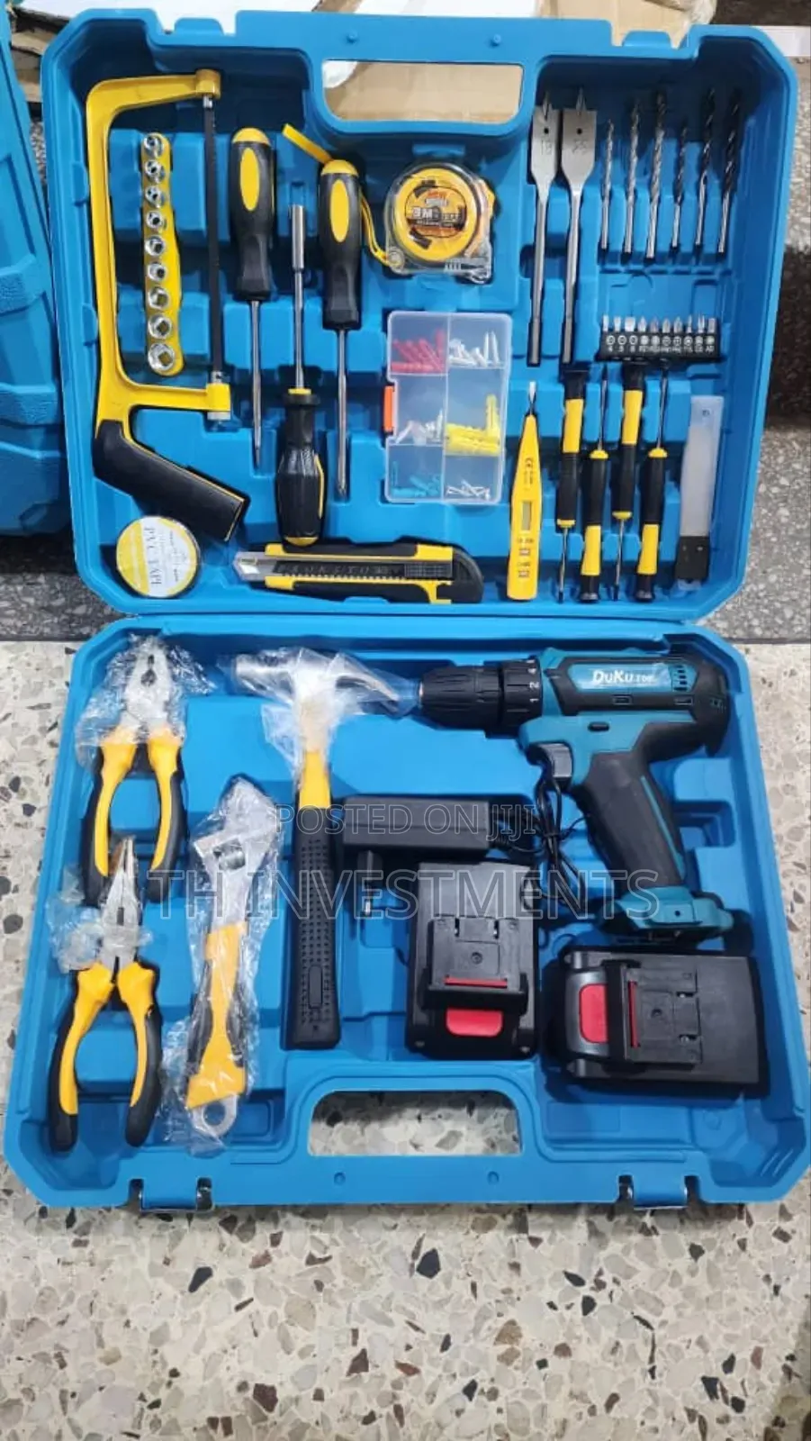 89pcs Tool Set With Drill of 24v and Accessories