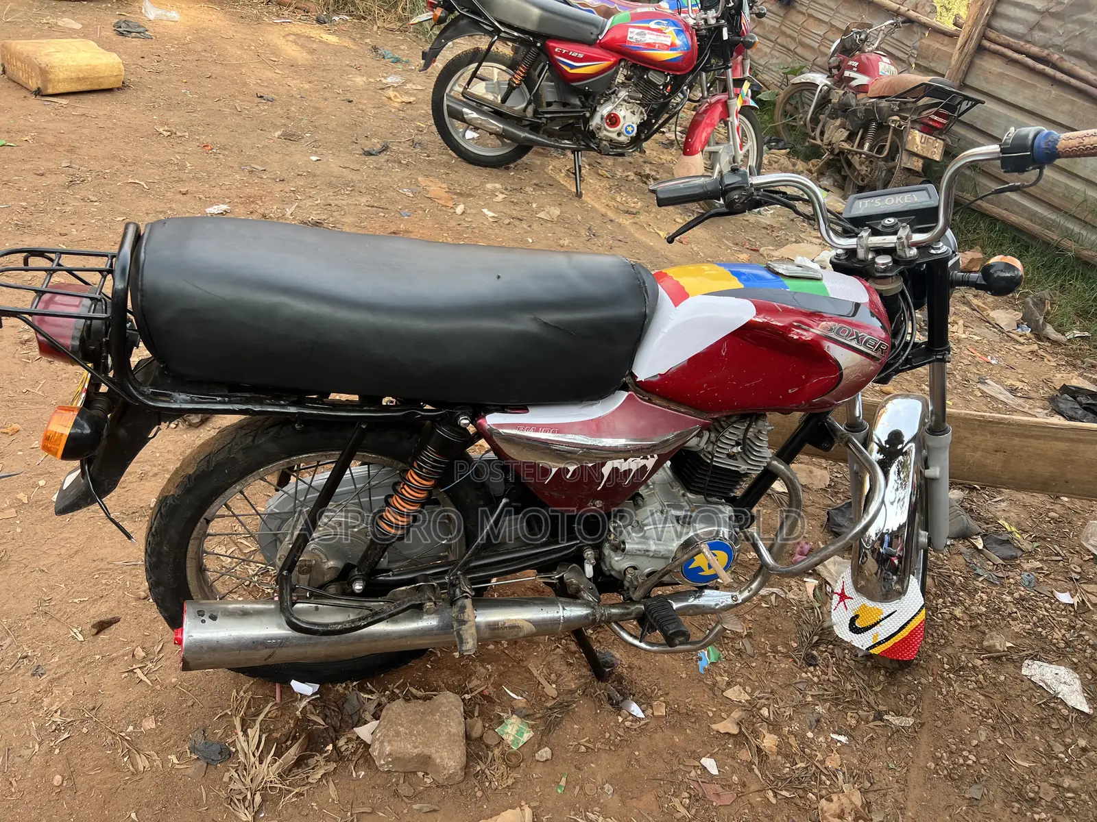 Bajaj Boxer 100 2019 Red