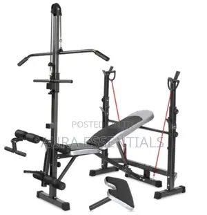 Multifunctional Adjustable Weight Lifting Bench Press Set
