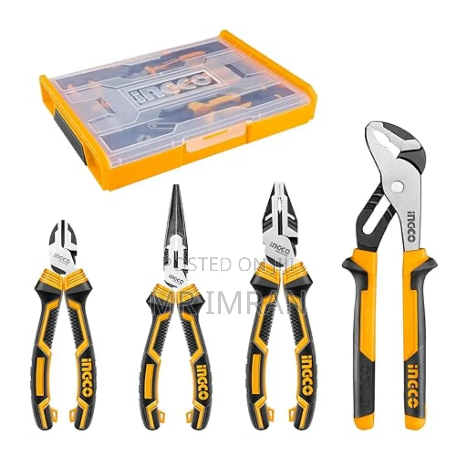 Ingco 4-Piece High Leverage Pliers Set