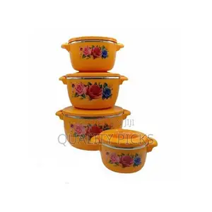 4 Pieces Insulated Hot Pot Dishes Food Warmer Casseroles -Multi-Colour