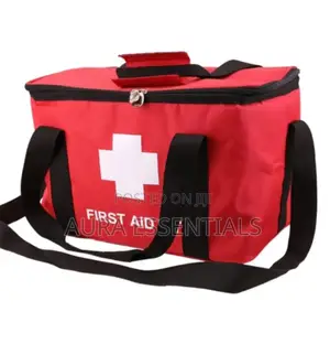 Portable Red First Aid Kit Bag