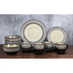 Black Chip Resistant Dinner Sets
