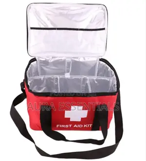 Portable Red First Aid Kit Bag