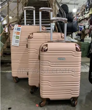 Rubber Suit Cases Set of 3 Pieces