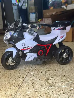 Kids Rechargeable Motorcycle White 1 To 9 Years
