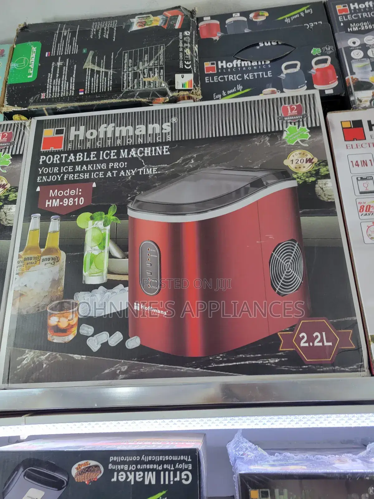 Hoffman Potable Automatically Ice Maker Machine 2.2l