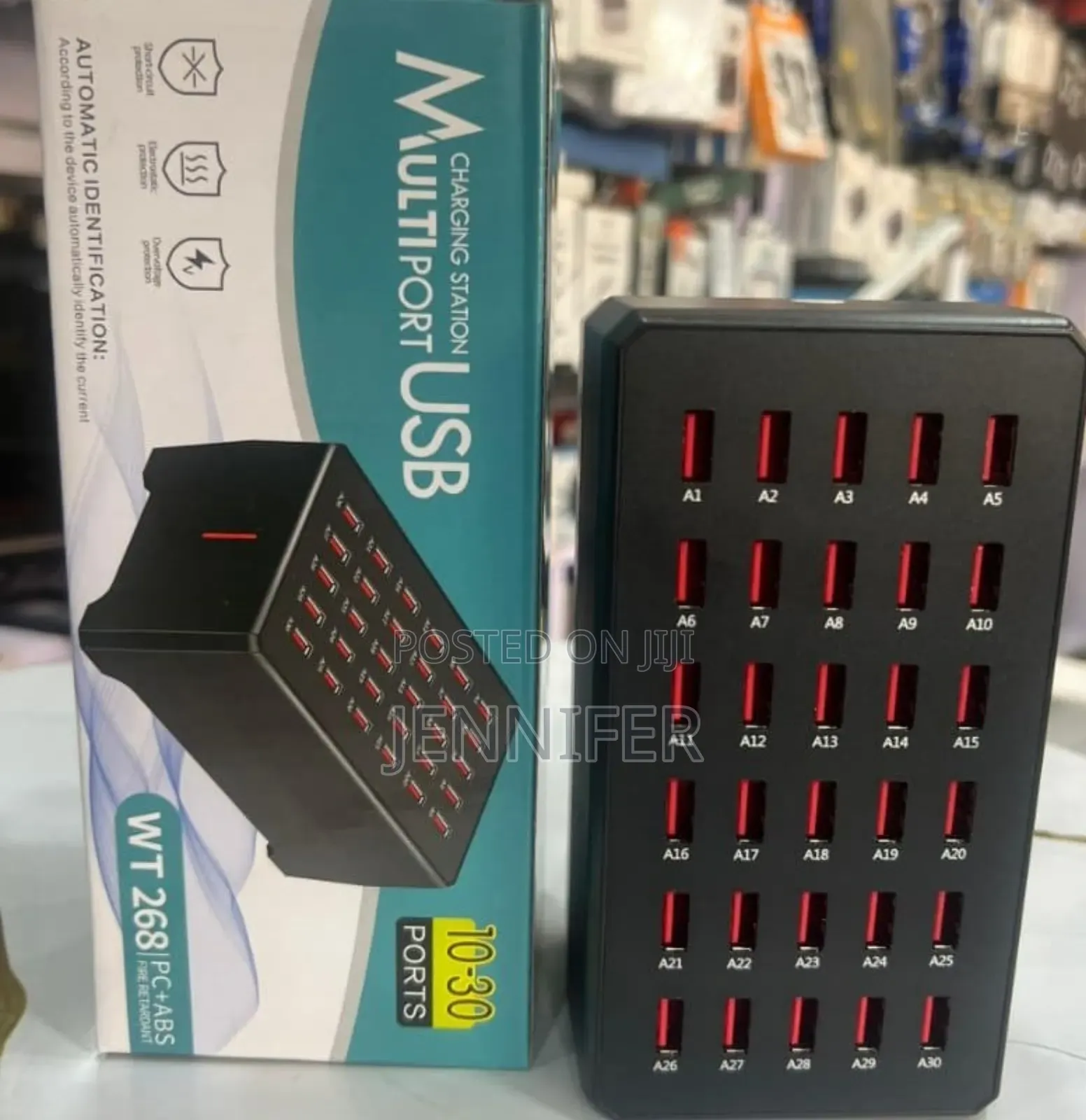 Crony Wt268 30-Port Usb Charging Station.