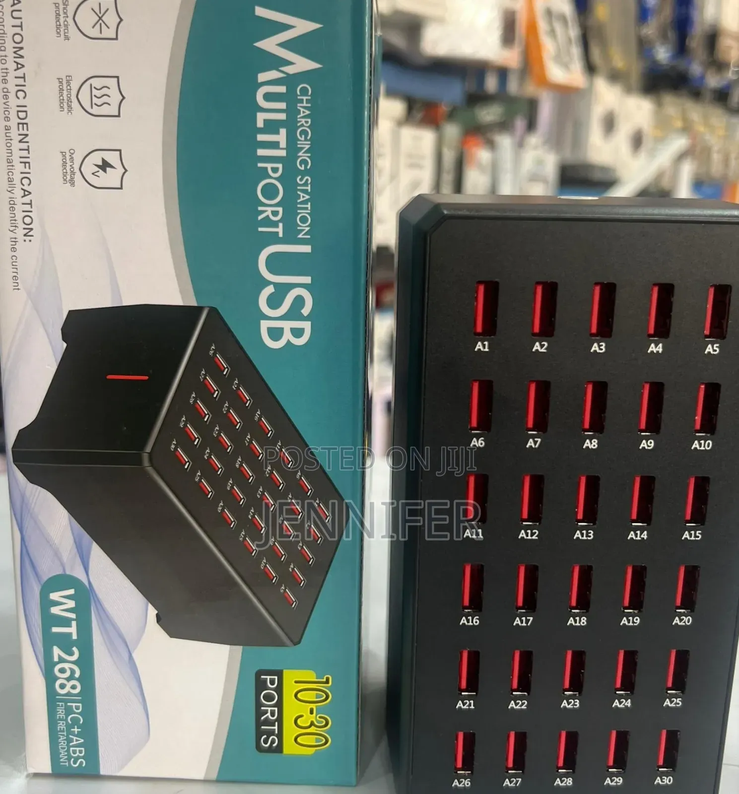 Crony Wt268 30-Port Usb Charging Station.