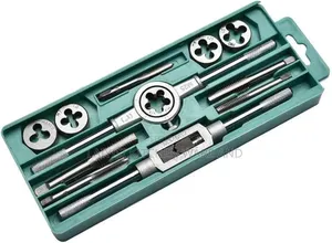 Taps Die Sets 12pcs Wrench Metric Screw Tools Hand Tap