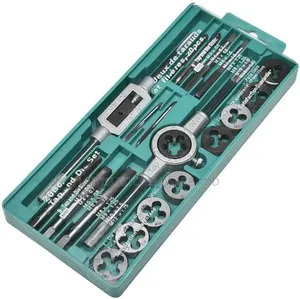 Taps Die Sets 12pcs Wrench Metric Screw Tools Hand Tap