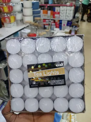 Unscented Tea Lights Candles.