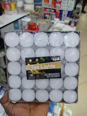 Unscented Tea Lights Candles.