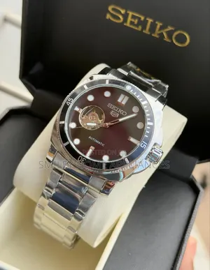 Black Face Seiko Men's Authentic Mechanical Wrist Time Wear at Discount