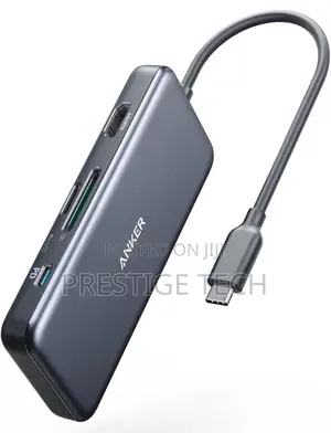 Anker 341 Usb C Hub 7in1 With 4k Hdmi, 100w Pd, Micro Sd Card Reader
