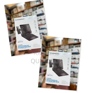 Powerology Dynaboard Wireless Keyboard Case With Magsafe Phone Holder