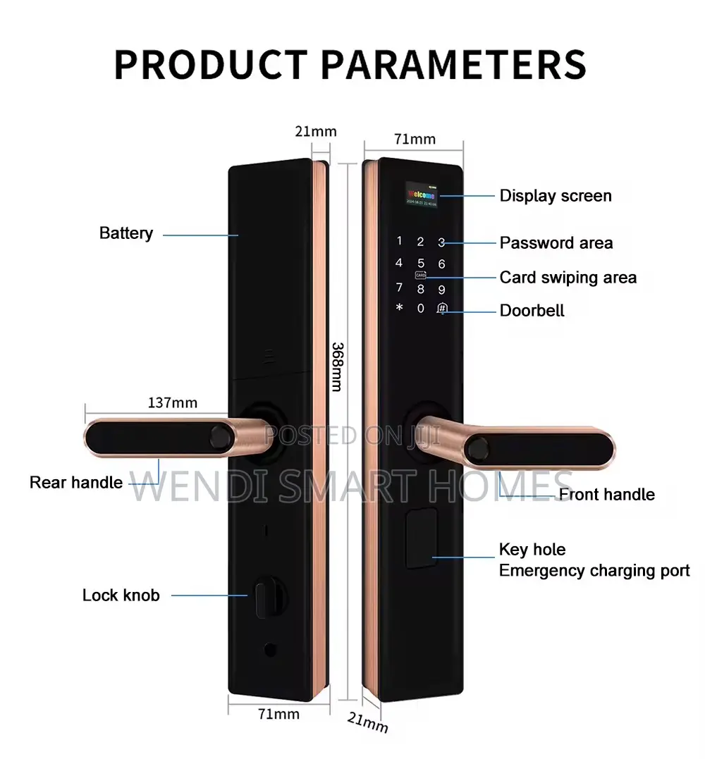 Smartier Tuya Wifi Intelligent Smart Lock